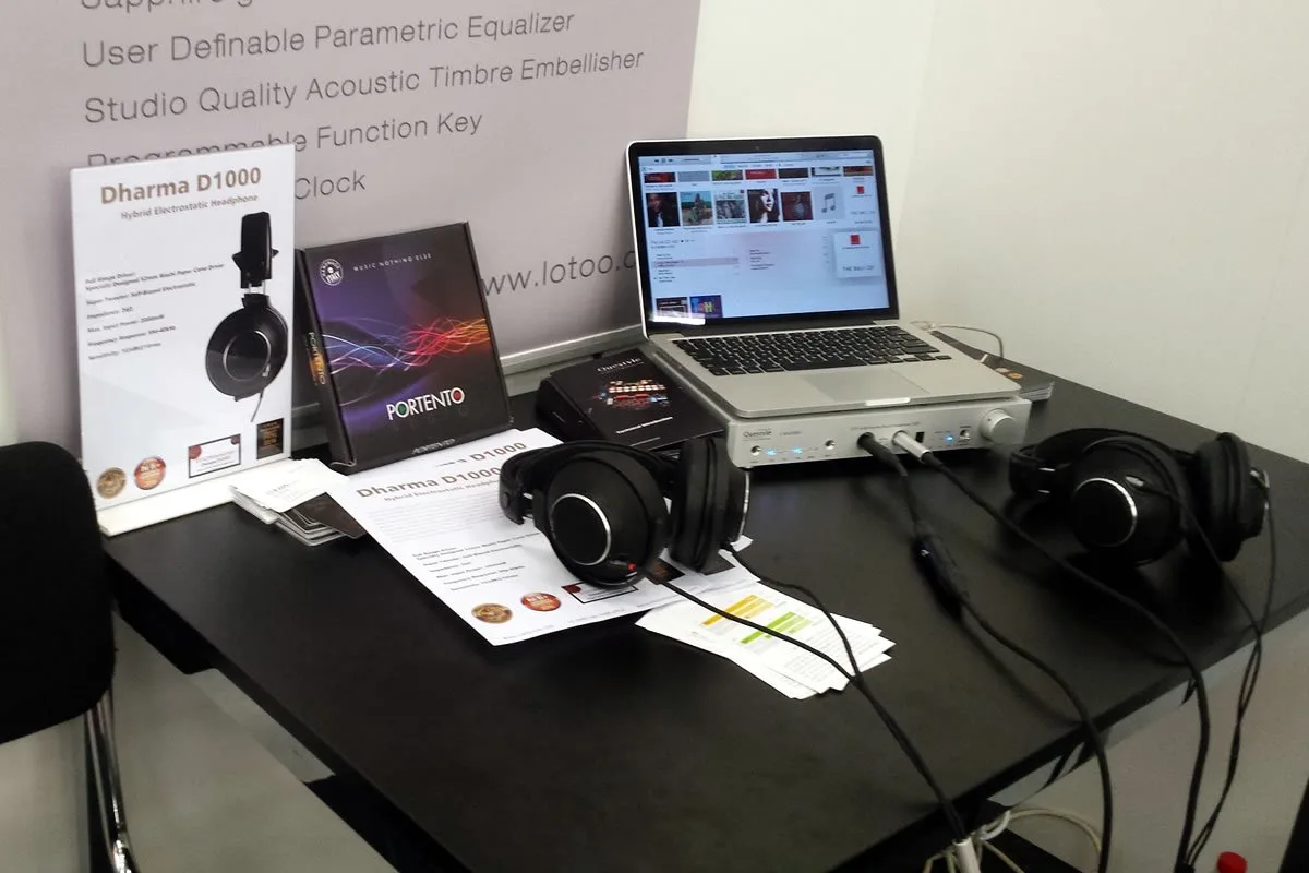 Portento Audio Incanto cable at Enigma Dharma Booth