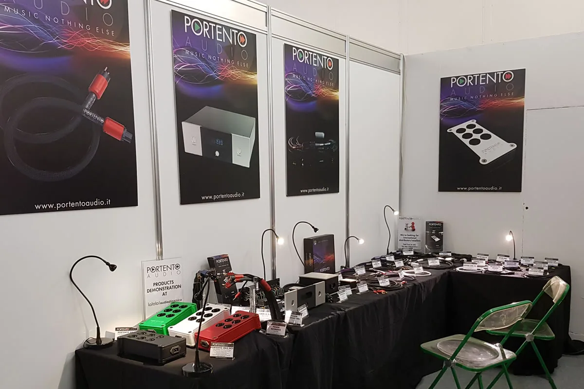 Portento Audio Munich High End 2019 booth