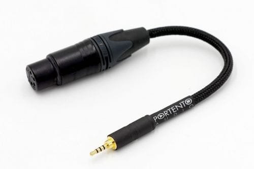 Adattatore XLR 4 pin Pentaconn mini-jack TRRS 2,5mm