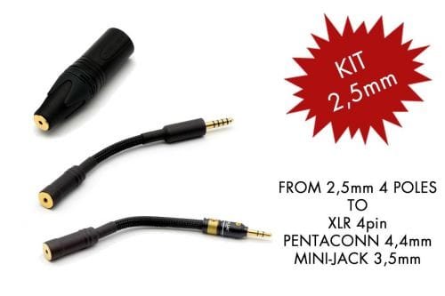 kit adattatori da 2,5mm